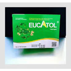 Viên ngậm thảo dược EUCATOL .Boston, làm thông cổ giảm ho.