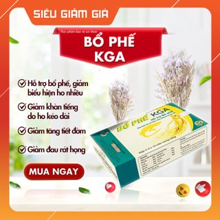 Giảm ho khan, ho lâu ngày, ho có đờm Bổ Phế KGA Hộp 20 viên