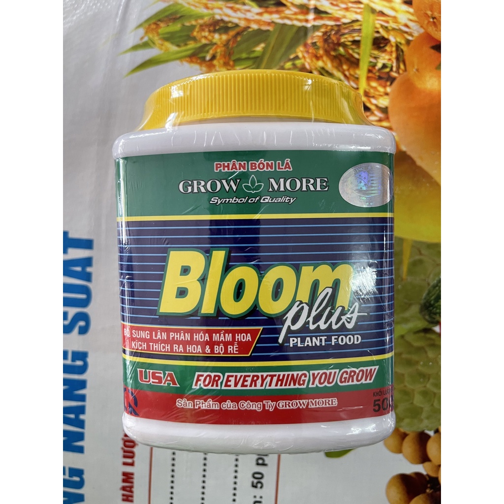 PHÂN BÓN 10.60.10 BLOOM PLUS GIÚP TẠO MẦM HOA 500GRAM