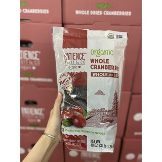 Nam Việt Quất Sấy Khô Patience Fruit & Co Organic Whole Cranberries