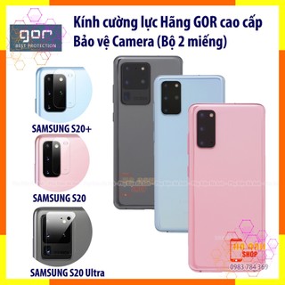 2 Kính Cường Lực Camera Samsung Galaxy S20 / S20 Plus / S20 Ultra Hãng GOR Cao Cấp