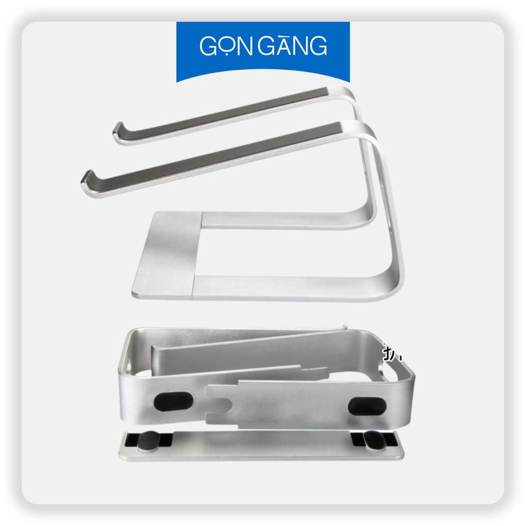 Giá đỡ laptop bằng hợp kim nhôm có thể tháo rời, cho laptop dưới 17 inch