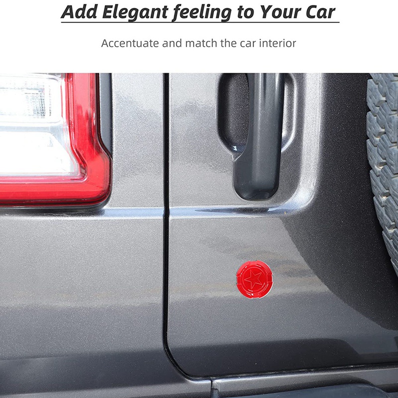 Vỏ Bọc Chìa Khóa Cho 1997-2022 Jeep Wrangler TJ JK JL &amp; Gladiator JT Pentagram