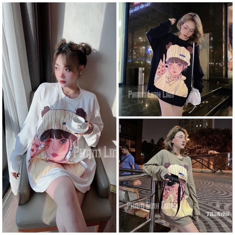 🍒🍒FREESHIP🍒ÁO PHÔNG IN 3D HÌNH CÔ GÁI (CHẤT cotton khô) SIÊU SỊN SÒ
