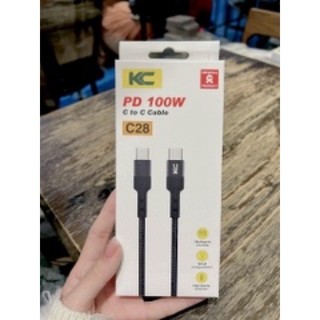 Cap sạc nhanh C28 hỗ trợ sạc 100w sạc siêu nhanh bọc dù chống đứt gãy siêu bền bỉ