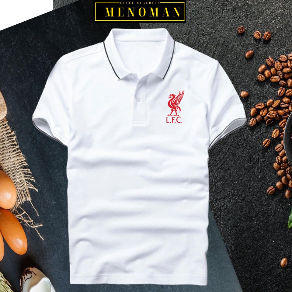 Áo polo trắng in ấn LOGO theo  yêu cầu FREE THIẾT KẾ