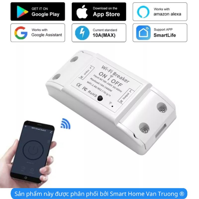 Công tắc thông minh Wifi Tuya ONOFF - Tuya Basic thay thế Sonoff