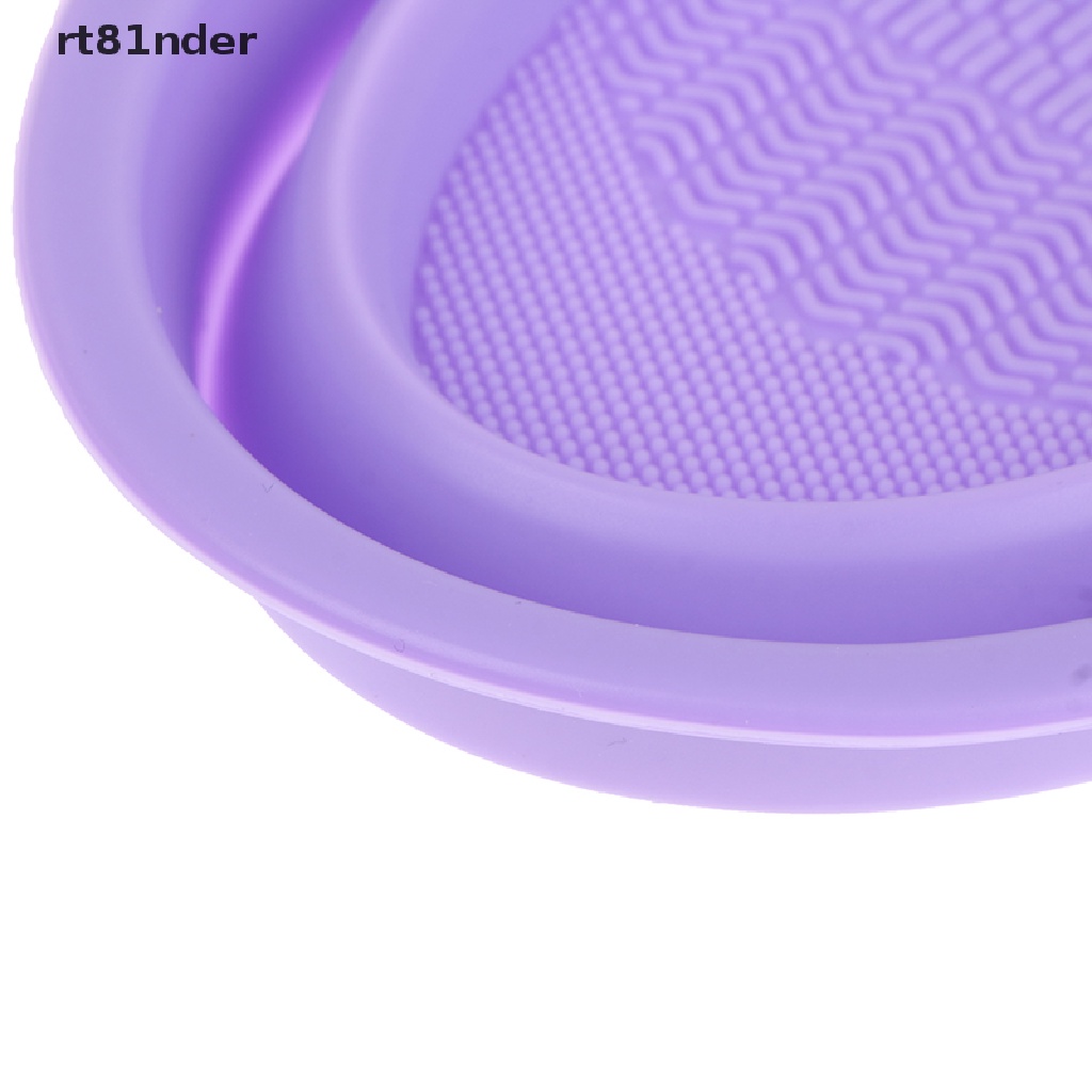 Dụng Cụ Silicone Vệ Sinh Cọ Trang Điểm Gấp Gọn Tiện Lợi