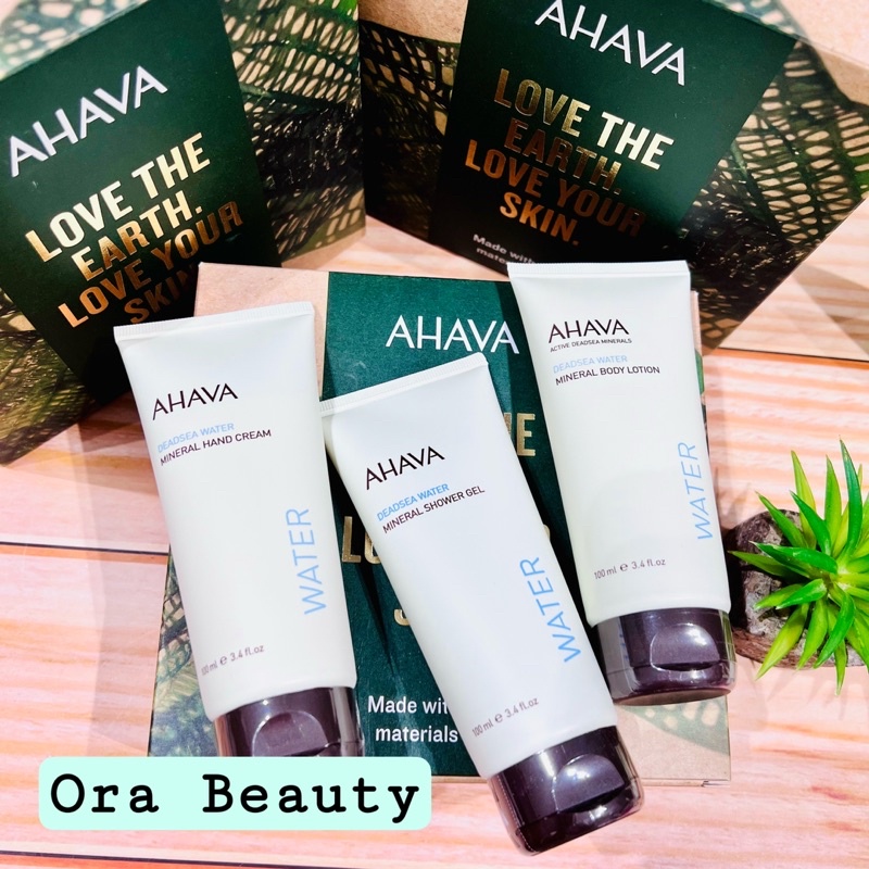 Bộ chăm sóc cơ thể AHAVA Love the Earth Love your Skin Naturally Revitalizing Care Set