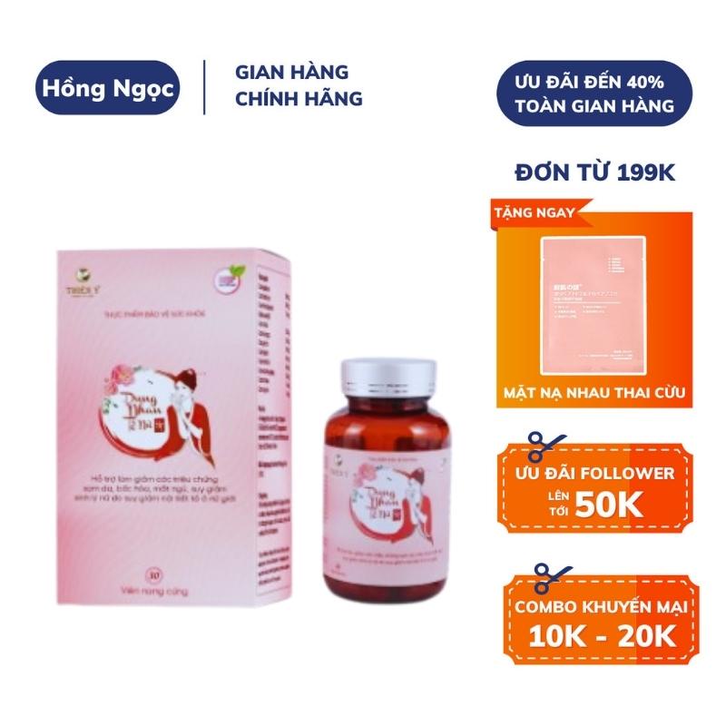 Viên Uống Dung Nhan Tố Nữ ST TY05 Cải Thiện Sức Khỏe Cân Bằng Nội Tiết Tố Làm Đẹp Da Chống Lão Hóa Hộp 30 Viên