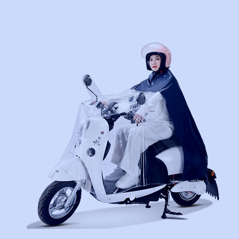 Áo mưa đơn, áo mưa 1 người trong suốt có kính che mưa hắt siêu dai siêu bền không thấm nước