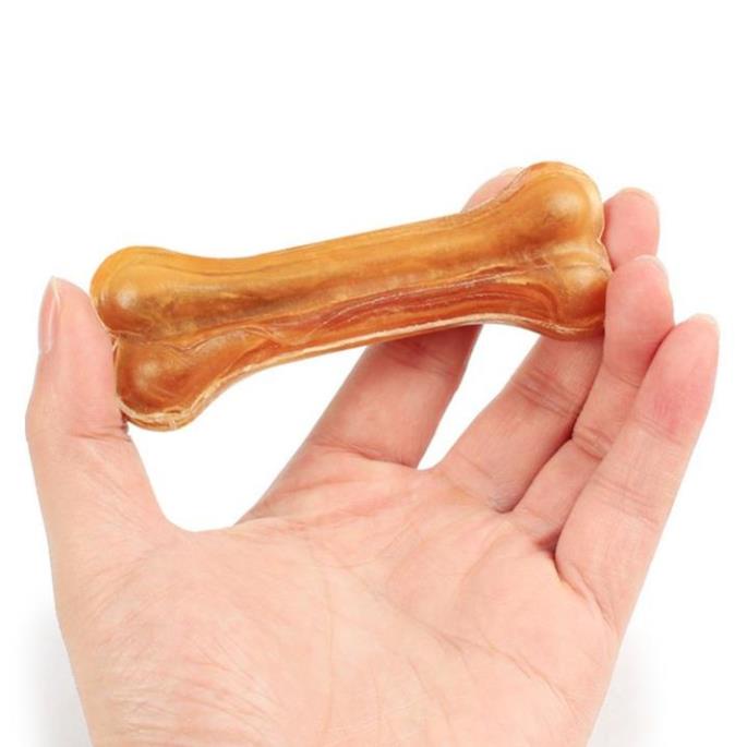 Orgo New- (1 cái) Xương da bò cho chó gặm dạng xương ống (5 size) cho chó sạch răng tránh cắn phá đồ