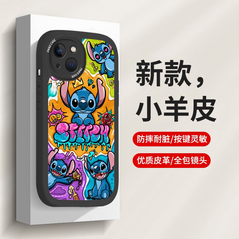 Disney Ốp Điện Thoại Silicon Mềm Chống Sốc Hình Lilo &amp; Stitch Cho IPhone 14 12 PRO 12 Mini 11 13 PRO Max Xs Max XR 6 7 8 Plus