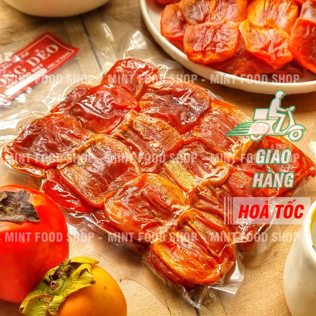 Hồng Sấy Dẻo Đơn Dương (Hồng Chẻ ) - Túi HCK 500Gram
