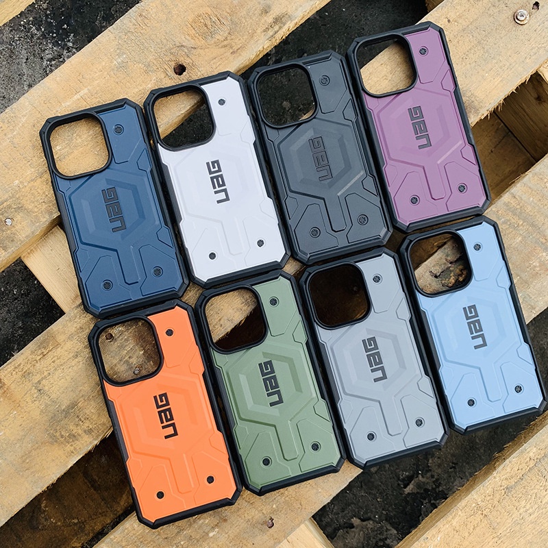 Ốp Điện Thoại Chống Sốc Bảo Vệ Toàn Diện Kiêm Đế Sạc Không Dây UAG Pathfinder Cho Iphone 14 Plus 13 12 pro max