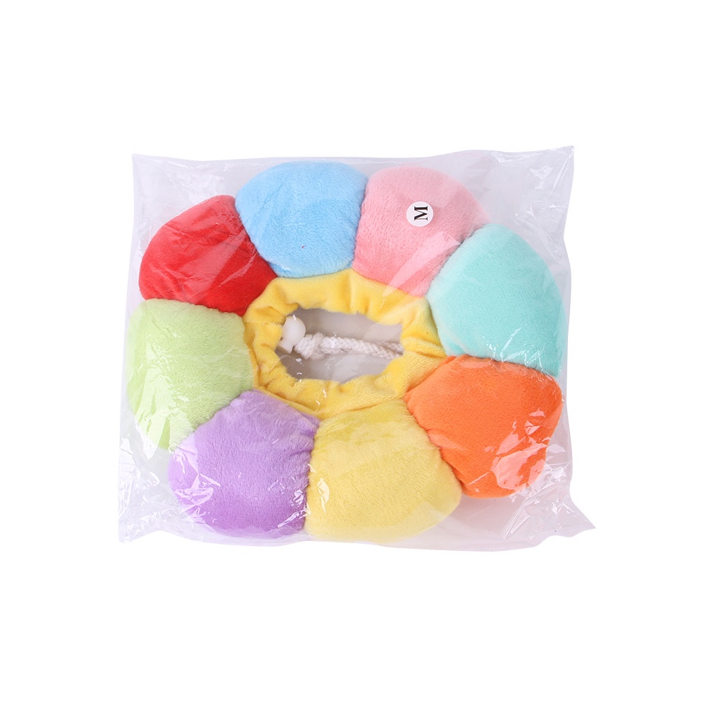 Vòng Đeo Cổ Khử Trùng Cho Thú Cưng Mềm Mại Hình Hoa Hướng Dương Nhiều Màu Sắc Chống Liế