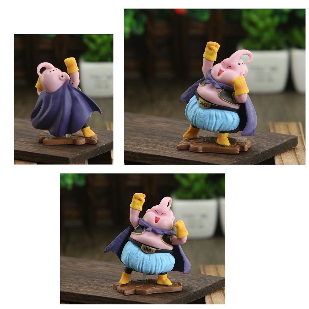 Mô hình Ma Bư 7 viên ngọc rồng siêu dễ thương cao 9cm Dragon Ball Majin Buu figure ToystationVN