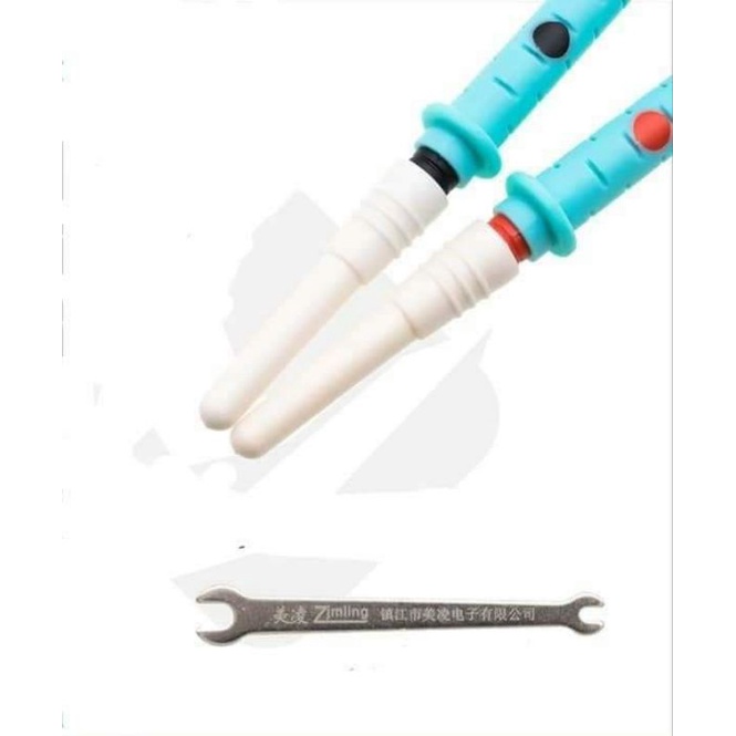 Que đo siêu nhọn dây chống cháy.có thể thay thế kim đo +4 mũi kim