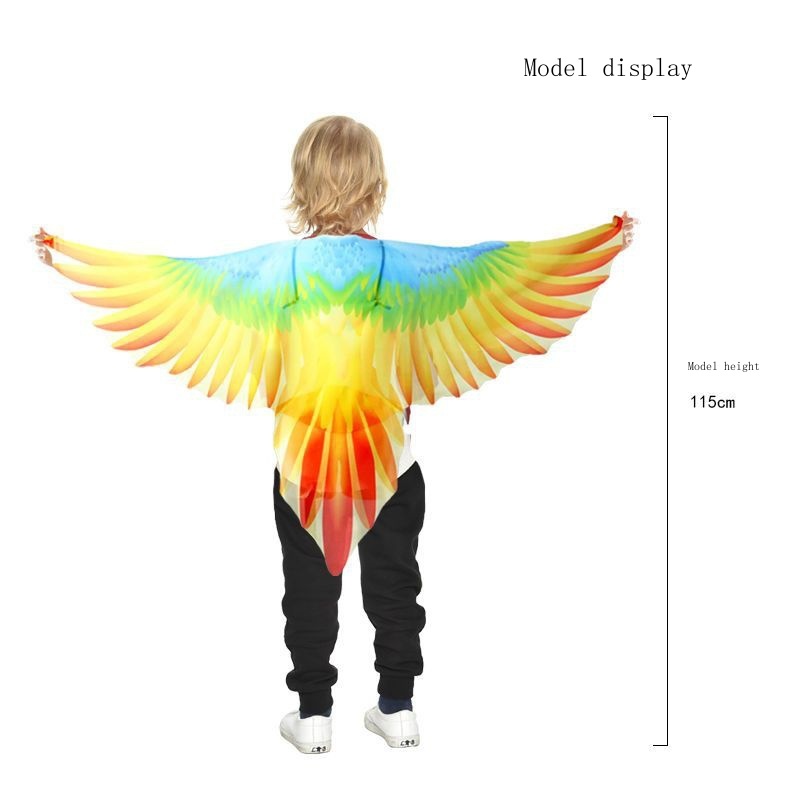 Bộ Phụ Kiện Hóa Trang Halloween Hình Cánh Chim Vẹt Lưng