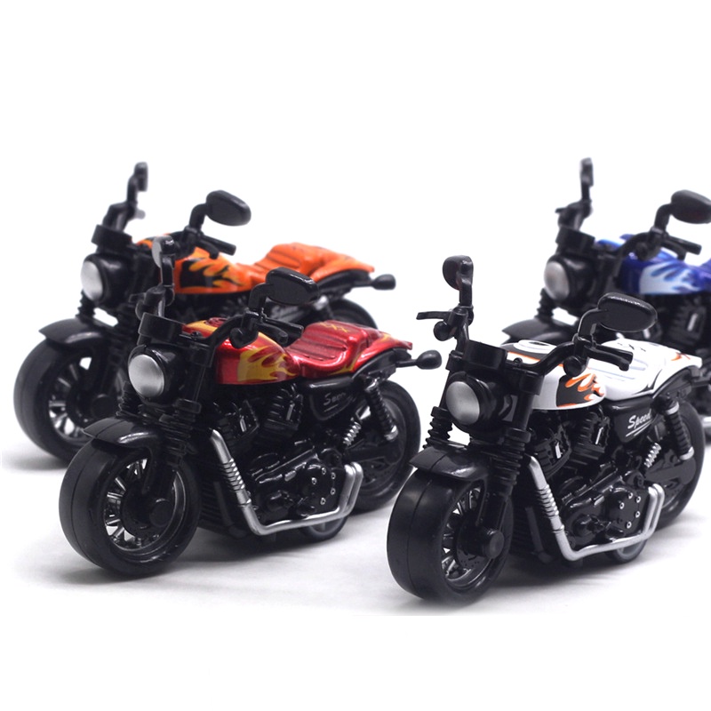 Mô Hình Xe Mô Tô Mini Bằng Kim Loại Với Tỷ Lệ 1 / 36 Độc Đáo Cho Bé