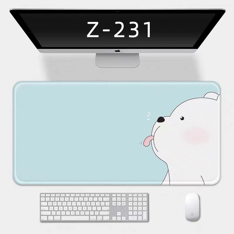 Tấm Lót Chuột Và Bàn Phím Hình Mèo Dễ Thương Dày Dặn Tiện Dụng Cho Văn Phòng