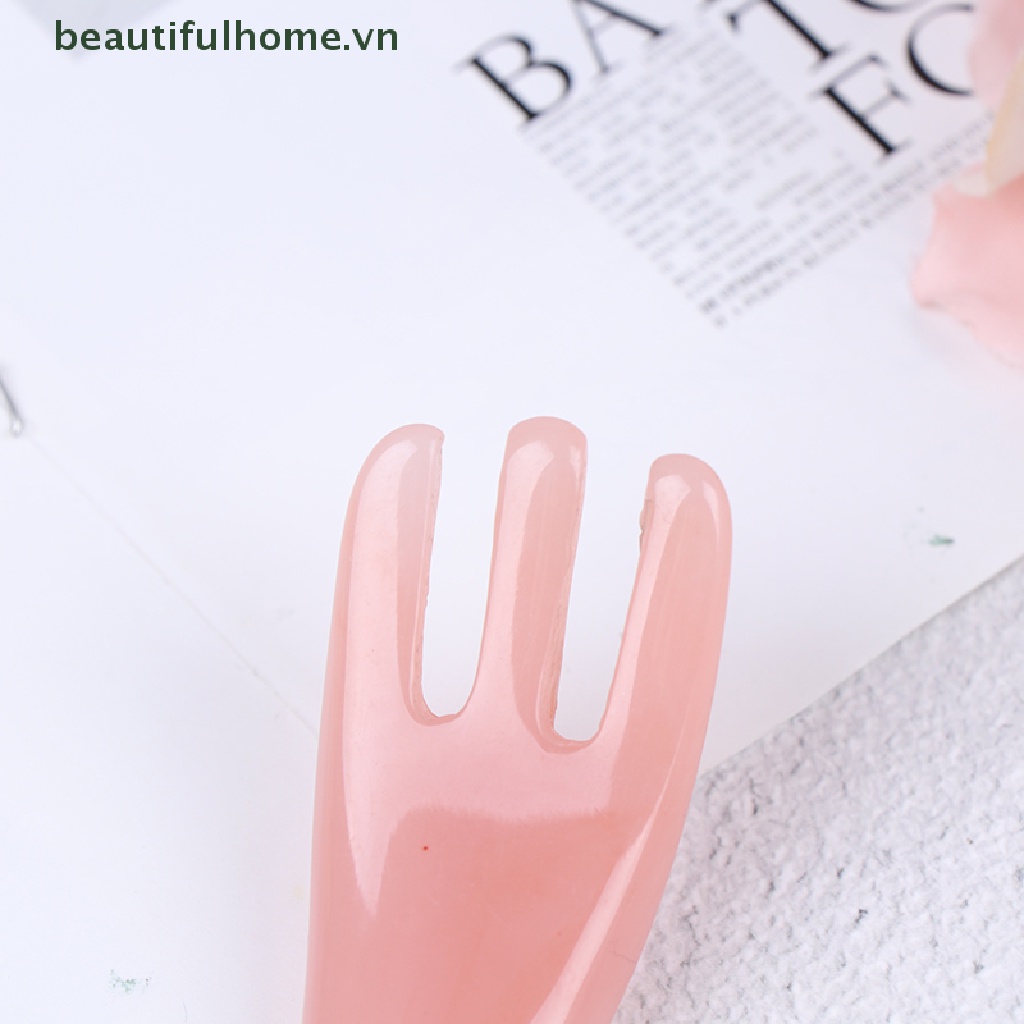 Dụng Cụ Mát Xa GuaSha Bằng Nhựa Tổng Hợp Tự Nhiên