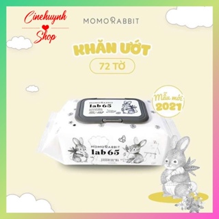 KHĂN GIẤY ƯỚT MOMO RABIT NỘI ĐỊA HÀN 72 TỜ