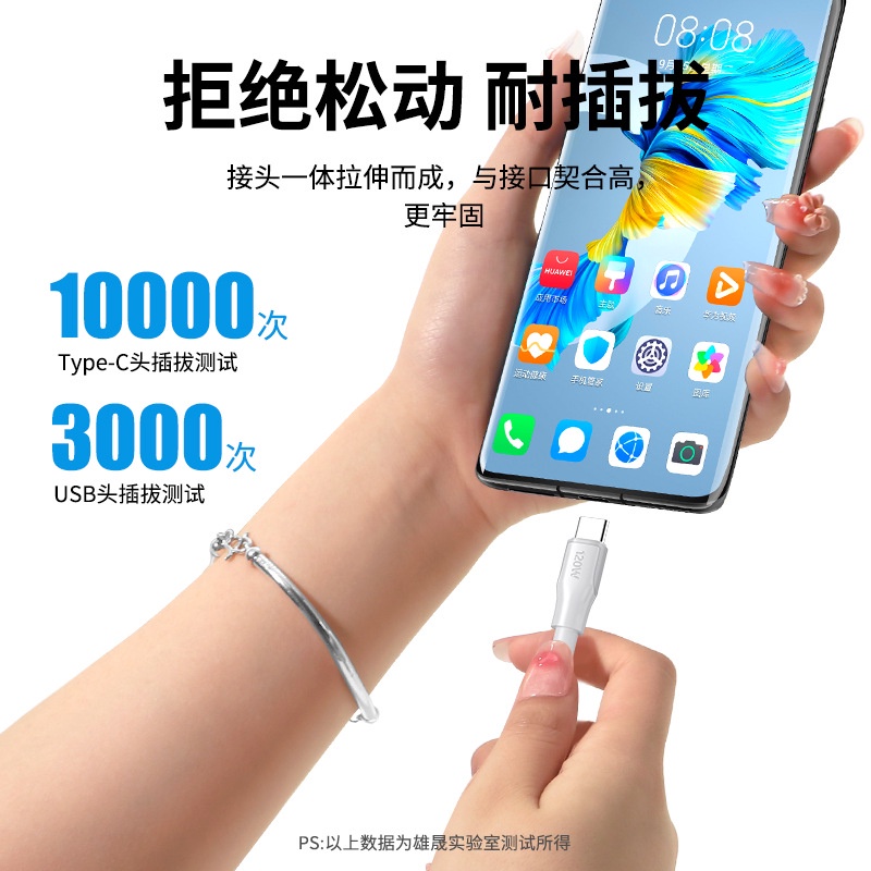 Củ Sạc Nhanh 120w 66W 6A Cho Huawei 100 Xiaomi