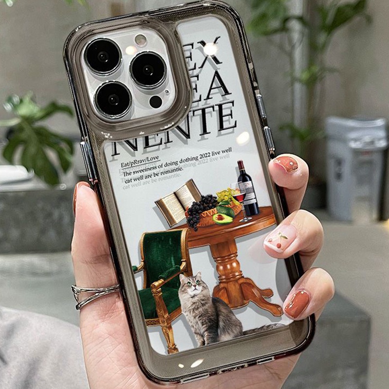 Ốp Điện Thoại Silicon TPU Mềm Đen Trong Suốt Chống Sốc Cho IPhone 14 13 12 11 Pro Max XS XR X 8 7 6S Plus