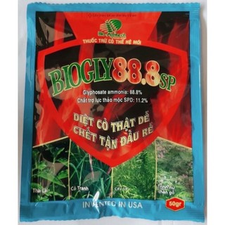 thuốc diệt cỏ sinh học BiogLy 88.8sp  (diệt dạch cỏ an toàn cho đất và nguồn nước)