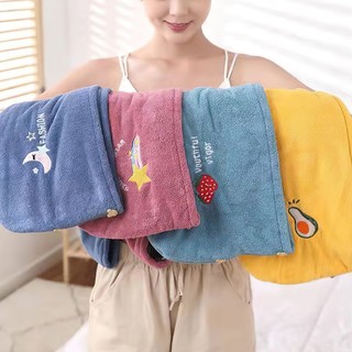 Khăn Quấn ủ Tóc Siêu Thấm Hút, Lau Khô Siêu Tốc