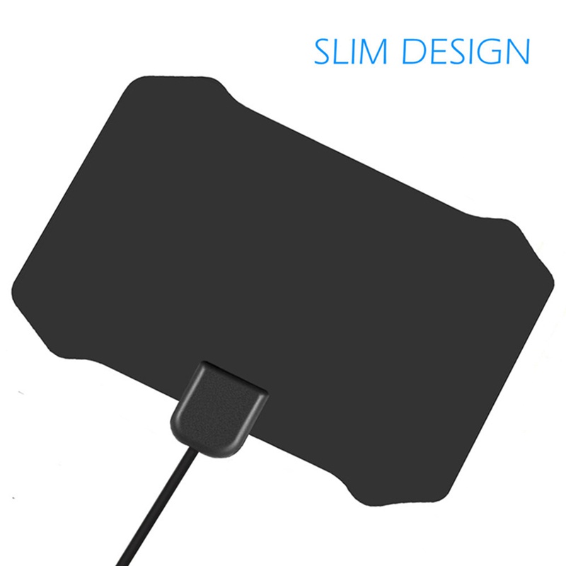 Ăng ten tv trong nhà kỹ thuật số - ăng ten hdtv thông minh, hỗ trợ rõ ràng 1080p 4k, tăng cường tín hiệu khuếch đại mạnh mẽ, phạm vi 270 dặm