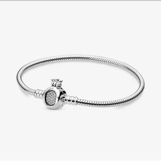 Vòng Charm vương niệm bạc 925 đính đá, Lắc tay nữ vương niệm đính đá