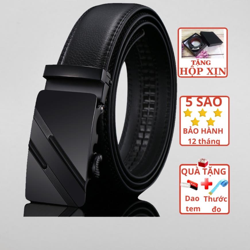 Thắt Lưng Nam Cao Cấp, Dây Nịt Nam Giá Rẻ TL store, Bản To 3,5cm, Khóa Kim Loại Tự Động, Phối Quần Âu Công Sở ®️