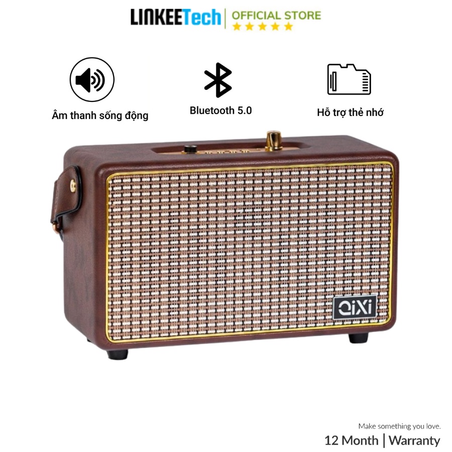 Loa bluetooth SK-2025 xách tay công xuất 20W, âm thanh vòm 360 trầm ấm, bass căng- LinkeeTech