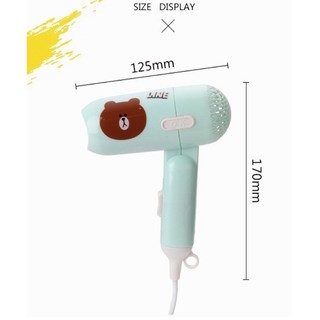 Máy Sấy Tóc Mini Icon Siêu Kute 2 Chế Độ Gấp Gọn ( Màu Ngẫu Nhiên)