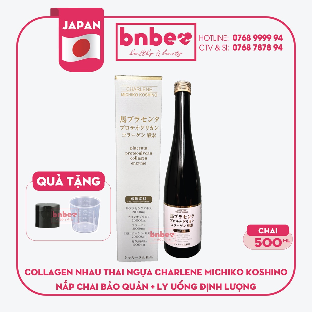Nước Uống Collagen Nhau Thai Ngựa Charlene Michiko Koshino