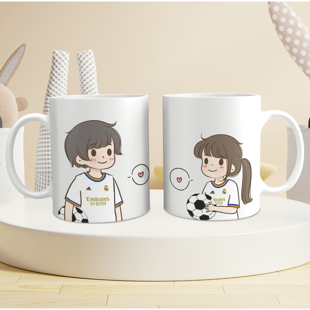 Cốc Sứ In Hình Đôi Cute