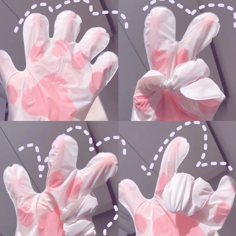 Mặt nạ dưỡng da tay dưỡng ẩm trắng da mèo con P0393