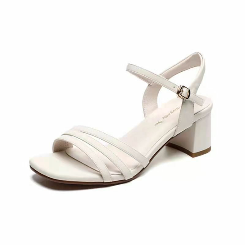 Dép sandal cao gót 6 cm nữ mã DE07