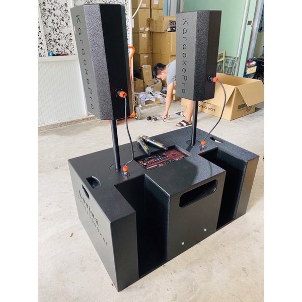Loa kéo array Lovina KB21802, Loa karaoke 3 đường tiếng - Hàng Chính Hãng - Gia Khang Shop