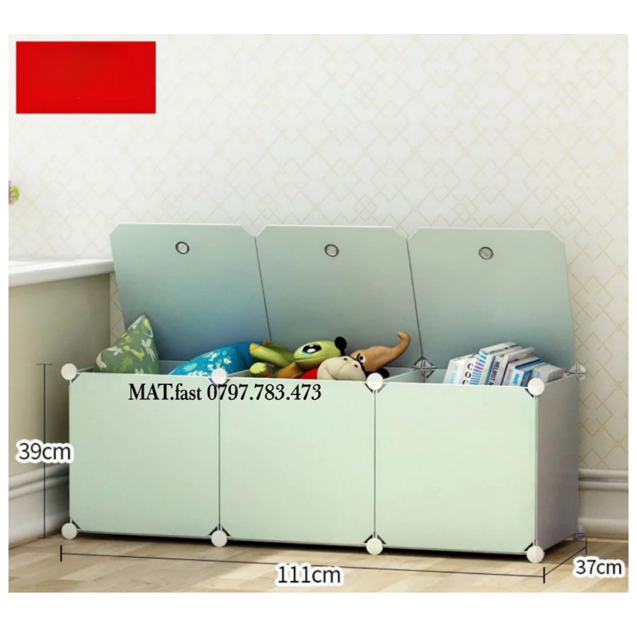 TỦ NHỰA LẮP GHÉP Ô ĐỰNG ĐỒ CHƠI QUẦN ÁO SÂU 37CM bảo hành 1 năm