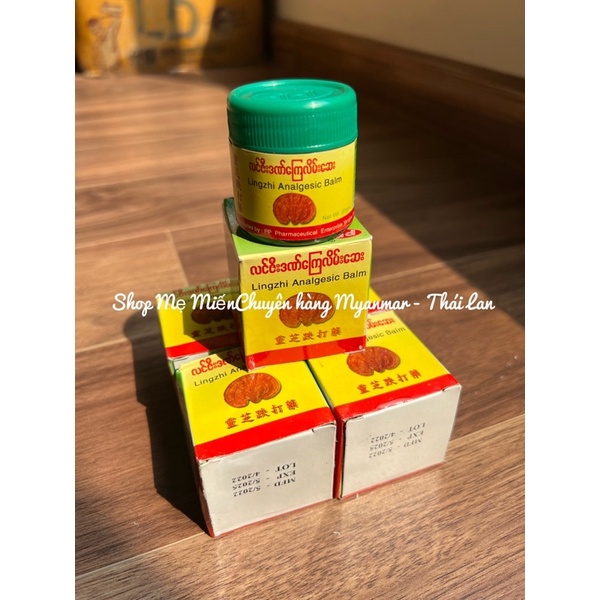 Dầu cù là linh chi đỏ Myanmar lọ 30g - Date 2026 - Sản phẩm số 1 Myanmar