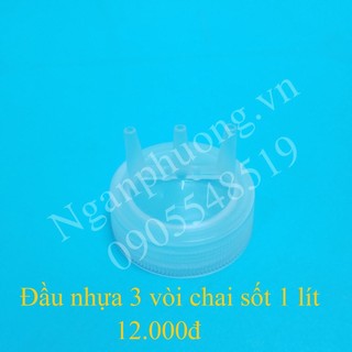 NẮP NHỰA ĐẬY CHAI SỐT 1 LÍT