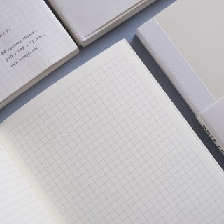 Sổ Tay Ghi Chép NOTE FOR Basic Khổ A5 A6 Màu Trắng