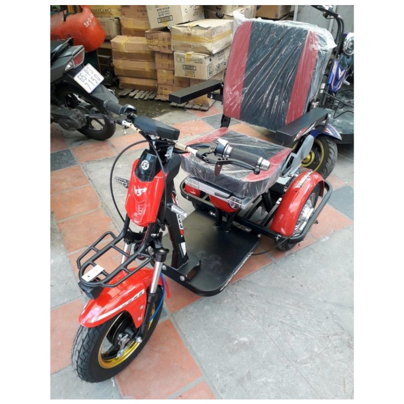 xe 3 Bánh Điện Giant 33s 48v20ah (ghế tựa dành cho người cao tuổi và người khuyết tật)