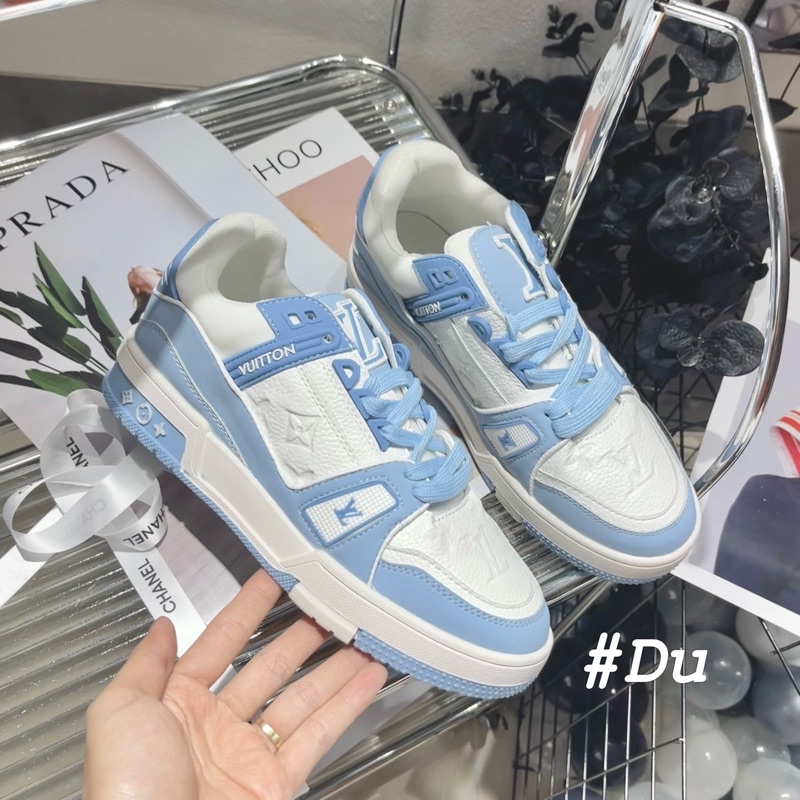 Giày thể thao nữ lv cam phối màu fullbox