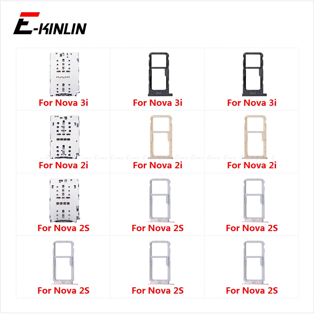 Khay Đựng Thẻ Sim Micro SD Cho HuaWei Nova 3i 2i 2S