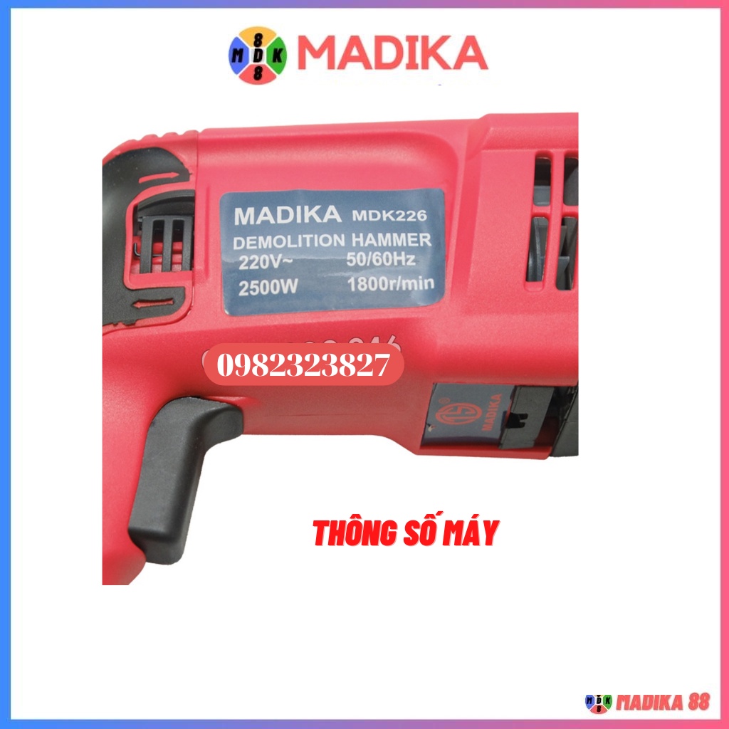 Khoan bê tông | máy khoan bê tông MDK 2-26 2500W 3 chức năng nội địa trung