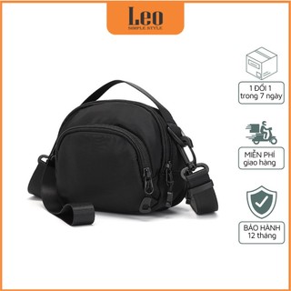 Túi nam đeo chéo mini bag vải oxford nhập khẩu cao cấp thời trang hàng quốc màu đen t12